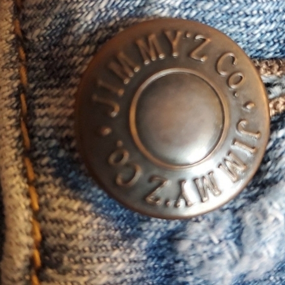 Jimmy'z vintage 80's women's sz 6‎ distressed denim shorts - Picture 5 of 6